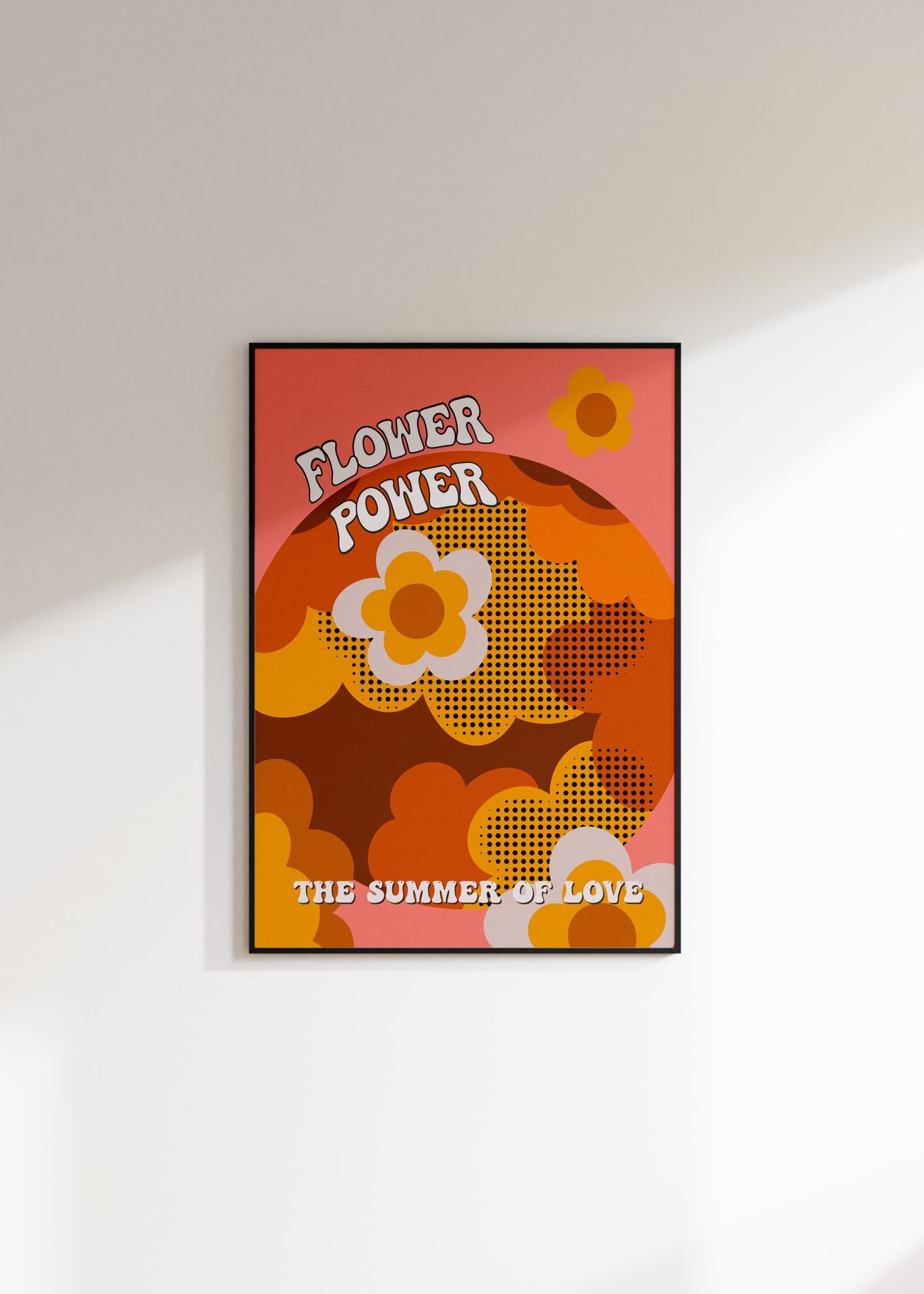 Flower Power Pink Print 1