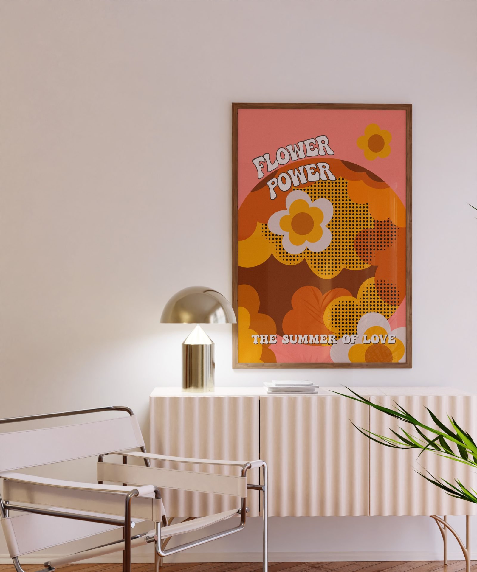 Flower Power Pink Print 2