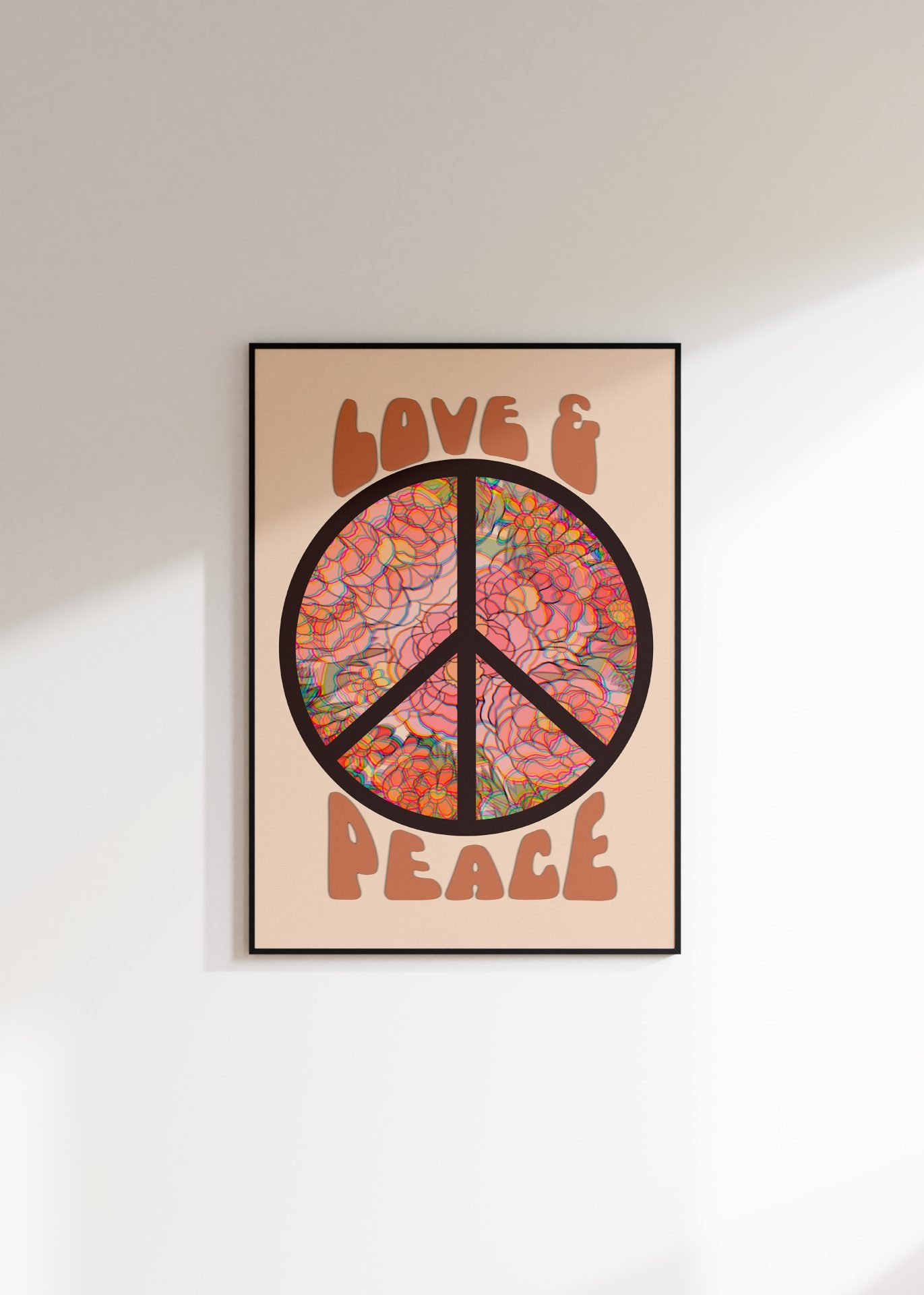 Love & Peace Sign Print 1