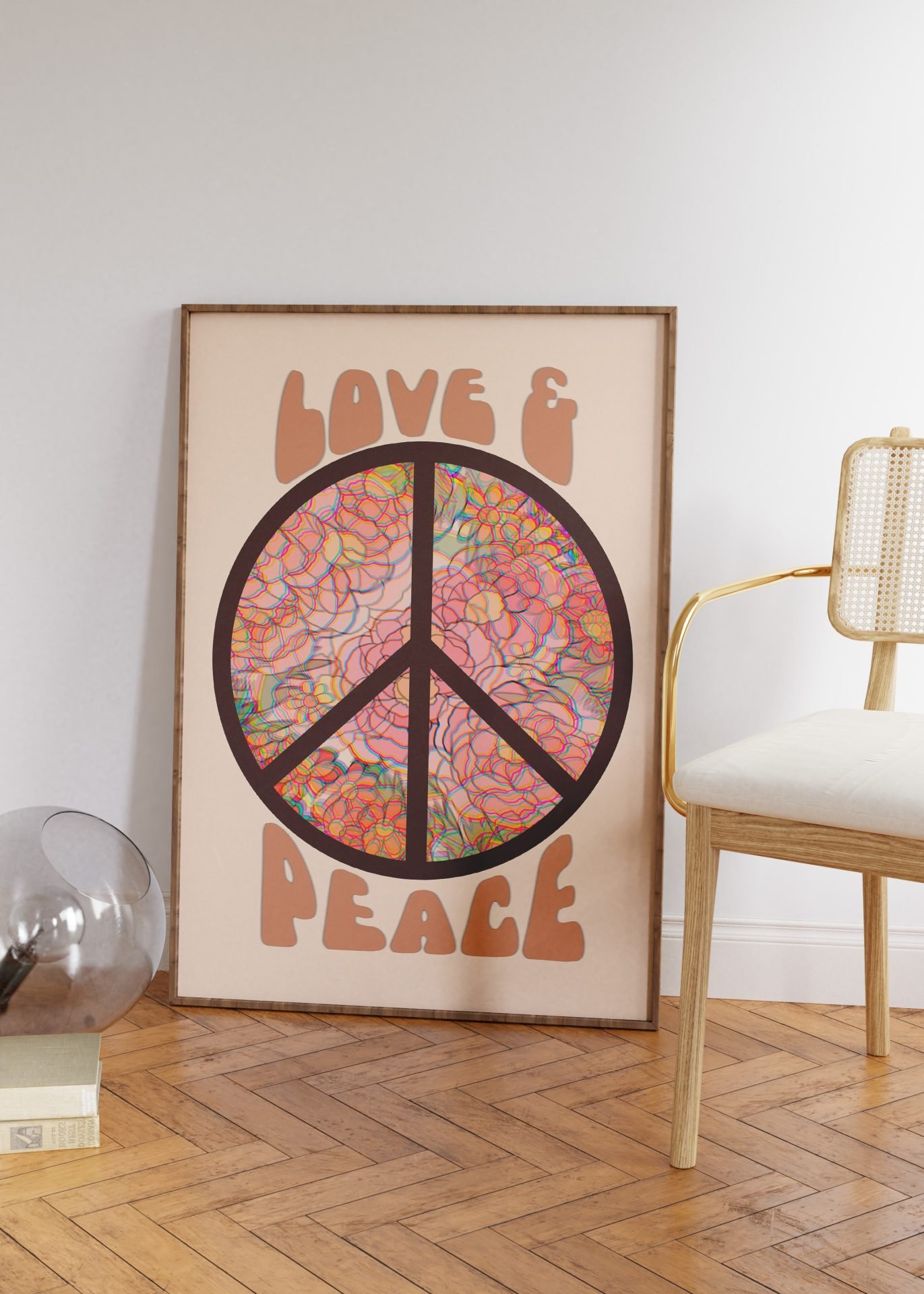 Love & Peace Sign Print 2