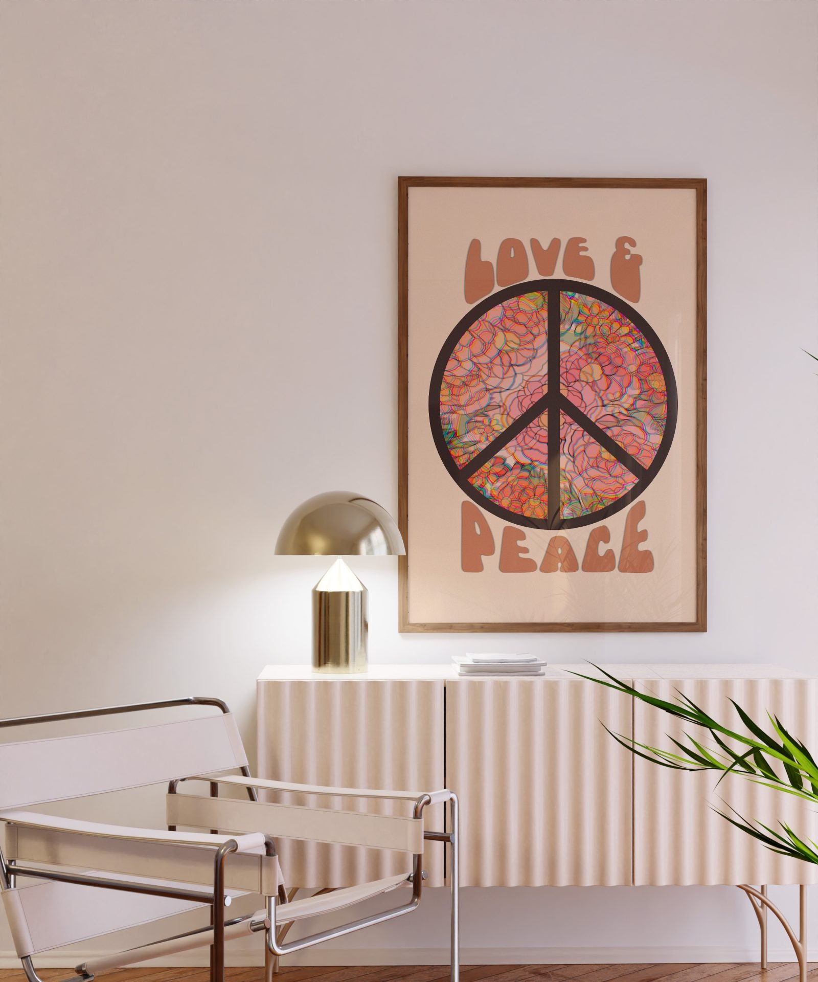 Love & Peace Sign Print 3
