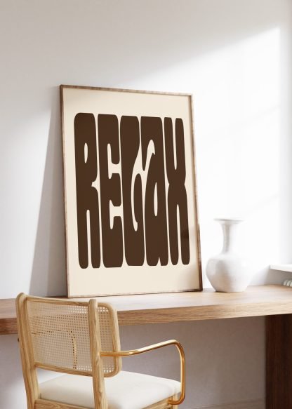 Relax Beige Print 1