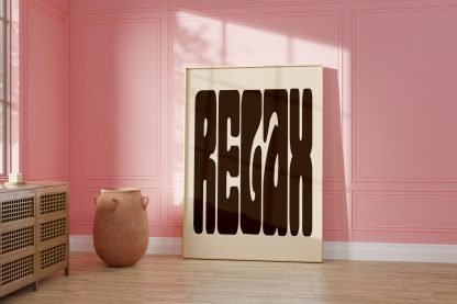 Relax Beige Print 3