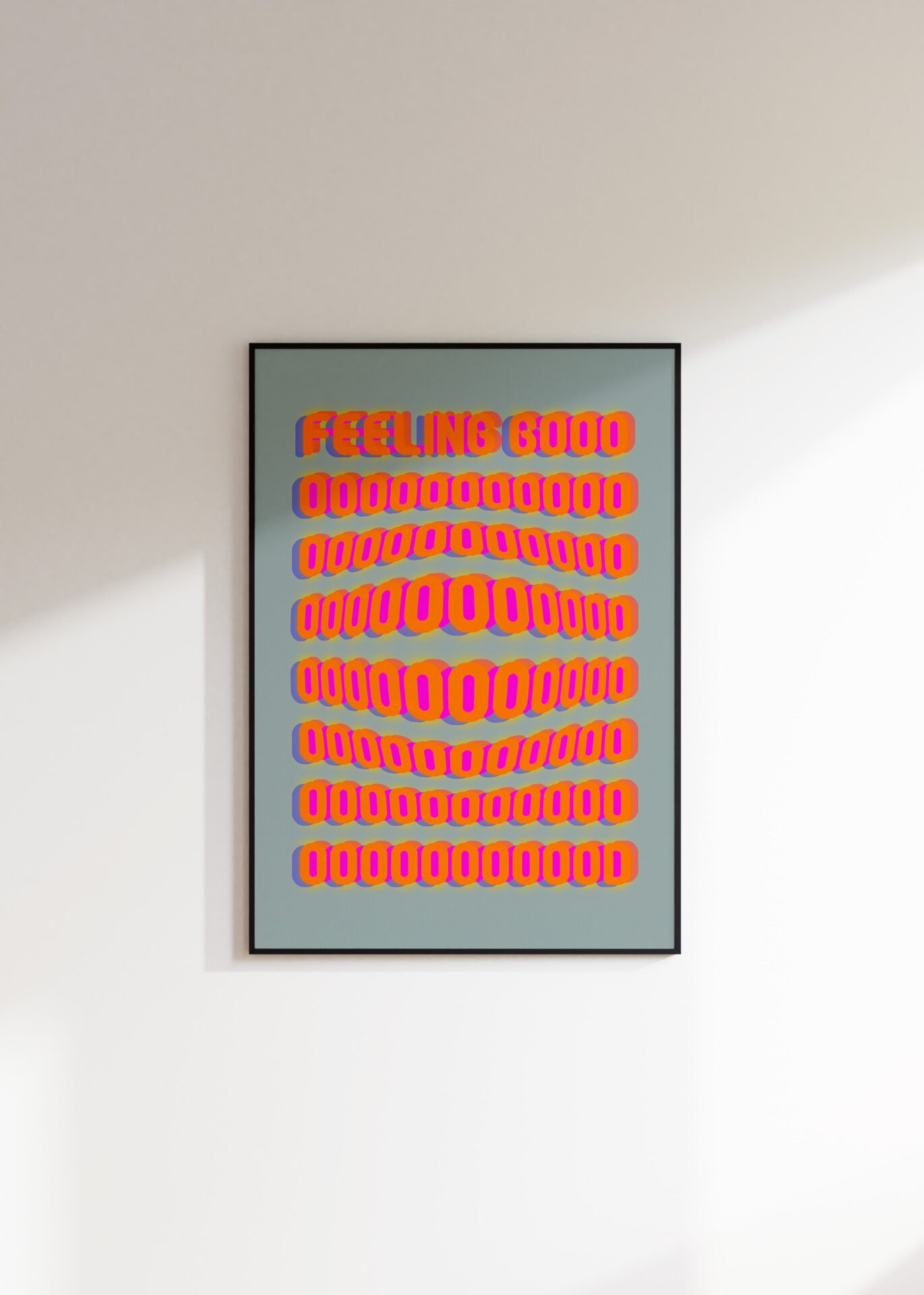 Feeling Good Retro Print